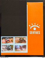 C 3836 Brazil Stamp Rally Dos Sertoes Car Moto 2019 Complete Series With Vignette - Ongebruikt