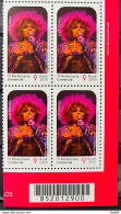 C 3833 Brazil Stamp Woman History Elza Soares Music 2019 Block Of 4 Bar Code - Ongebruikt