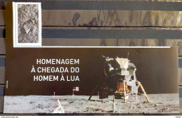 C 3831 Brazil Stamp Arrival Of Man On The Moon Astronaut Apollo 11 Space Exploration 2019 With Vignette - Ongebruikt