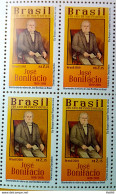 C 3827 Brazil Stamp 200 Years Of Independence Jose Bonifacio 2019 Block Of 4 - Ongebruikt