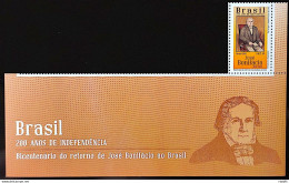 C 3827 Brazil Stamp 200 Years Of Independence Jose Bonifacio 2019 With Vignette 2 - Ongebruikt