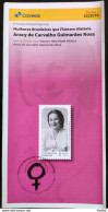 Brochure Brazil Edital 2019 32 Woman History Aracy De Carvalho Guimaraes Rosa Israel Without Stamp - Covers & Documents