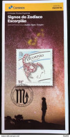 Brochure Brazil Edital 2019 26 Zodiac Signs Scorpion Astrology Without Stamp - Storia Postale