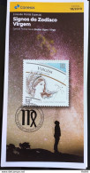 Brochure Brazil Edital 2019 18 Zodiac Signs Virgo Without Stamp - Storia Postale