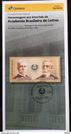 Brochure Brazil Edital 2019 12 Imortals Of The Brazilian Academy Of Letters Without Stamp - Storia Postale