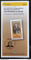 Brochure Brazil Edital 2019 09 Jose Bonifacio Portugal Without Stamp - Lettres & Documents