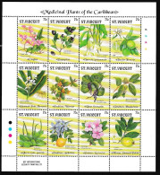 St.Vincent 1992 Medicinal Plants Of The Caribbean - St.Vincent (1979-...)