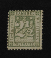 GERMAN STATE HAMBURG 1864, Coat Of Arms, Mi #14, MLH* (MH), CV: €150 - Hamburg (Amburgo)