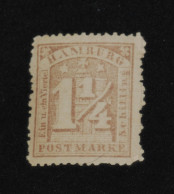 GERMAN STATE HAMBURG 1864, Coat Of Arms, Mi #12, MLH* (MH), CV: €120 - Hamburg (Amburgo)