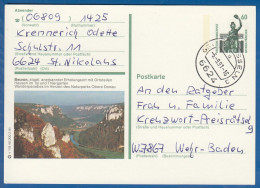 Deutschland; BRD; Postkarte; 60 Pf Bavaria München; Beuron; Bild1 - Cartoline Illustrate - Usati