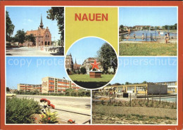 72369150 Nauen Havelland Freibad Rathaus Wilhelm Piek Oberschule Nauen - Nauen