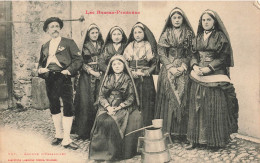 FOLKLORE - Costumes - Groupe D'Ossaloises - Carte Postale Ancienne - Trachten