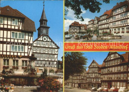 72366043 Allendorf Bad Sooden Rathaus Mit Glockenspiel Marktplatz Brunnen Fachwe - Bad Soden