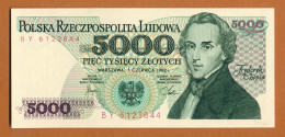 1982 // POLOGNE // POLSKA RZECZPOSPOLITA LUDOWA // 5000 ZLOTYCH // UNC-NEUF - Polonia