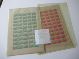 SBZ 1945 Provinz Sachsen Nr.85 / 86 ** Jeweils In 2 Kompletten Bogen Mit Plattenfehlern!! - Postfris