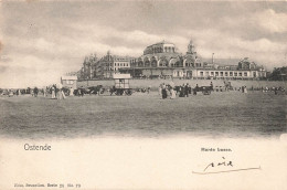 BELGIQUE - Ostende - La Marée Basse - Animé - Carte Postale Ancienne - Oostende