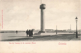 BELGIQUE - Ostende - Vue De L'ancien Et Du Nouveau Phare - Carte Postale Ancienne - Oostende