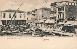 TURQUIE - Smyrne - Passeport Et Les Quais - Carte Postale Ancienne - Turkije