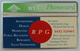 UK - Great Britain - BT & Landis & Gyr - BTP147 - RGP Advertising - 271E - 5125ex - Mint - BT Private Issues