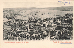 TURQUIE - Salut De Constantinople - Vue Générale De Bosphore Et Le Pont - Carte Postale Ancienne - Türkei