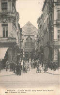 BELGIQUE - Anvers - La Rue Des XII Mois, Entrée De La Bourse - Animé - Carte Postale Ancienne - Antwerpen