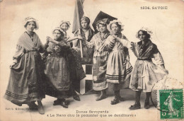 FOLKLORE - Danses - Danse Savoyarde - Carte Postale Ancienne - Danze