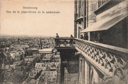 FRANCE - Strasbourg - Vue De La Plateforme De La Cathédrale - Carte Postale Ancienne - Strasbourg