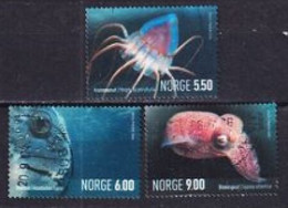 2004. Norway. Marine Life. Used. Mi. Nr. 1490-92 - Used Stamps