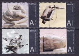 2009. Norway. Sculptures. Used. Mi. Nr. 1700-03 - Gebruikt