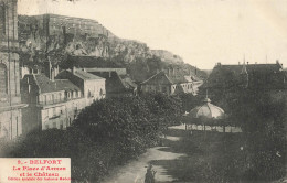 FRANCE - Belfort - La Place D'Armes Et Le Château - Carte Postale Ancienne - Belfort - Ville