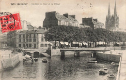 FRANCE - Quimper - Jonction Du Steir Et De L'Odet - Carte Postale Ancienne - Quimper