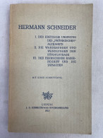 Der Kretische Ursprung Des Phönikischen Alphabets : Die Wanderungen U. Wandlungen D. Sündflutsage ; Der Herrsc - Otros & Sin Clasificación