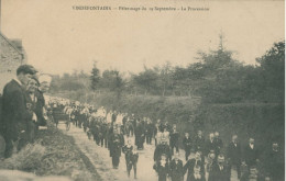 50 VINDEFONTAINE - Pélerinage Du 19 Septembre - La Procession  - Très Bon état - Autres & Non Classés