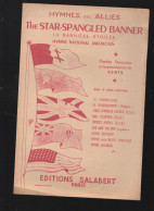 Partition "petit Format" THE STAR SPANGLED BANNER  Hymne Nat Américain  Sd  (M6219 / E) - Andere & Zonder Classificatie