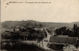 CPA Beynes Vue Générale Prise Du Chemin De Fer - Beynes