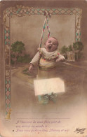 FANTAISIES - Bébés - Bébé Qui Baille - Carte Postale Ancienne - Bebes