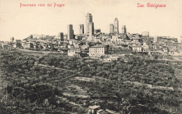 ITALIE - San Gimignano - Panorama Visto Dal Poggio - Carte Postale Ancienne - Andere & Zonder Classificatie