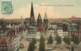 BELGIQUE - Gent - Panorama De La Place De Vendredi - Colorisé - Carte Postale Ancienne - Gent
