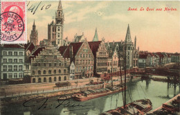 BELGIQUE - Gent - Vue Sur Le Quai Aux Herbes - Colorisé - Carte Postale Ancienne - Gent