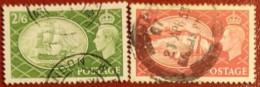 GRAN BRETAGNA 1951  YT 256-257  VICTORY-DOVER - Used Stamps