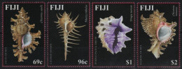 Fidschi 2002 - Mi-Nr. 1010-1013 ** - MNH - Meeresschnecken / Marine Snails - Fidji (1970-...)