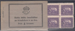 G2717. Sweden 1921. Complete Booklet. Michel 181.  MNH(**) - 1904-50