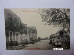 FONTAINES (Yonne) LA RUE PRINCIPALE - Fontaines Salees