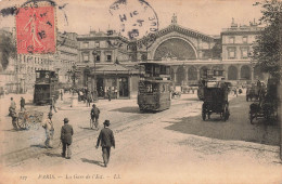 FRANCE - Paris - La Gare De L'Est - LL - Tramway - Carte Postale Ancienne - Other Monuments