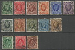 Uk Britain KG5 1934/36 Regular Issue WMK 111 SG.439/449 Cpl 11v Set + 3v. WMK Inverted Mostly VFU - Colecciones Completas