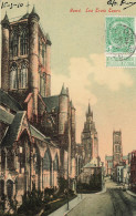BELGIQUE - Gent - Vue Générale Des Trois Tours - Colorisé - Carte Postale Ancienne - Gent