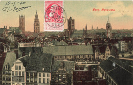 BELGIQUE - Gent - Panorama De La Ville - Colorisé - Carte Postale Ancienne - Gent