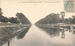 FRANCE - Saint Valéry Sur Somme - Vue Sur Le Canal De La Somme - Carte Postale Ancienne - Saint Valery Sur Somme