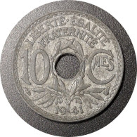 Monnaie France -  1941 - 10 Centimes Lindauer - Non Souligné Sans Point - 10 Centimes