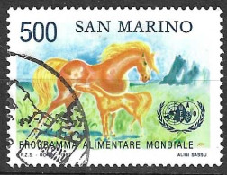 SAN MARINO - 1983 - PROGRAMMA ALIMENTARE MONDIALE - USATO  (YVERT 1083 - MICHEL 1287 - SS 1128) - Used Stamps